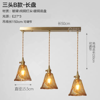 Celako™ Ambrus Pendant Light | Glass Dining Room Lighting