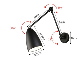 Celako™ Archea Wall Light | Iron Bedside Lighting