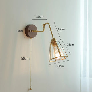 Celako™ Vercor Wall Light | Copper Bedside Lighting