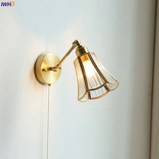 Celako™ Aureta Wall Light | Copper Bedroom Lighting