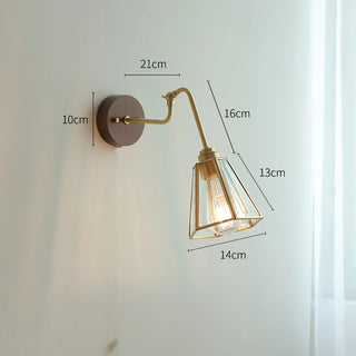 Celako™ Vercor Wall Light | Copper Bedside Lighting