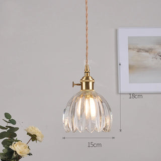 Celako™ Violetta Pendant Light | Glass Dining Room Lighting