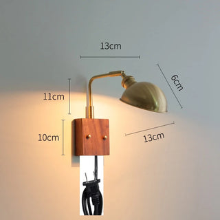 Celako™ Celestra Wall Light | Copper Bedroom Lighting