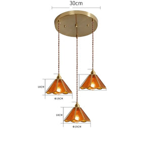 Celako™ Kagura Pendant Light | Glass Dining Room Lighting