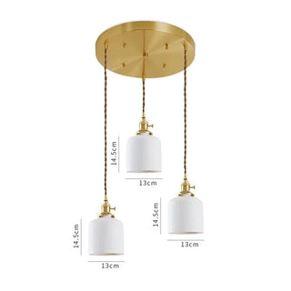 Celako™ Cervia Pendant Light | Ceramic Dining Room Lighting
