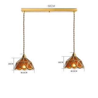 Celako™ Kagura Pendant Light | Glass Dining Room Lighting