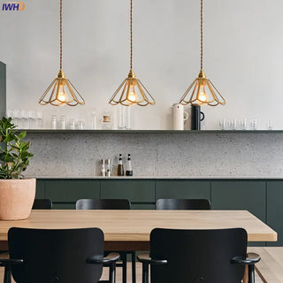 Celako™ Kagura Pendant Light | Glass Dining Room Lighting