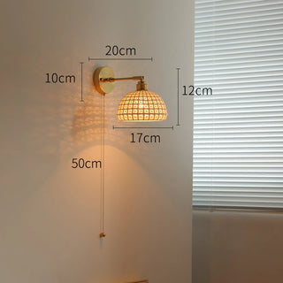 Celako™ Verdana Wall Light | Glass Bedroom Lighting