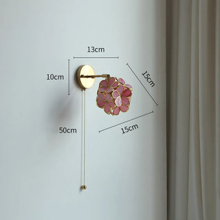 Celako™ Petali Wall Light | Glass Bedroom Lighting