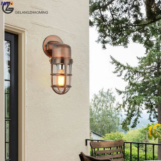 Celako™ Temparo Wall Light | Brushed Nickel Outdoor Lighting