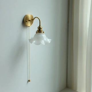 Celako™ Lunaire Wall Light | Glass Bedroom Lighting