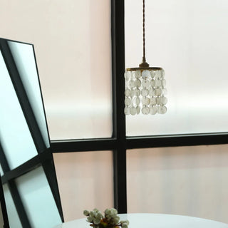 Celako™ Capiza Pendant Light | Crystal Dining Room Lighting