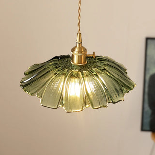 Celako™ Ametrine Pendant Light | Purple Glass Living Room Lighting