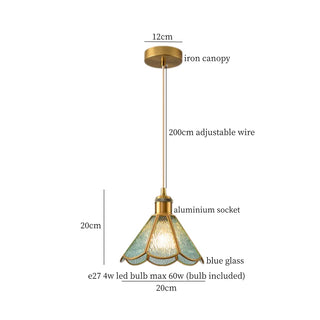Celako™ Kinzakura Pendant Light | Glass Japan Vintage