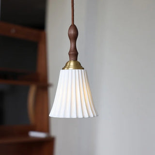 Celako™ Ceravue Pendant Light | White Ceramic Contemporary Bedroom Lighting