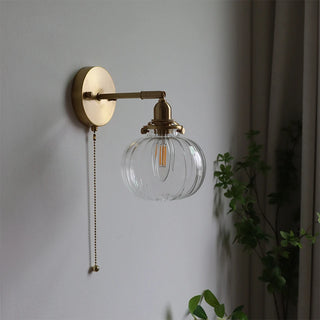 Celako™ Sperla Wall Light | Glass Stone Bedroom Lighting
