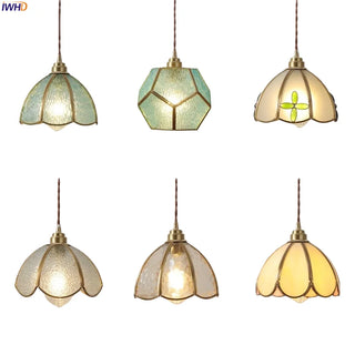 Celako™ Cuproflora Pendant Light | Glass Mid Century Modern