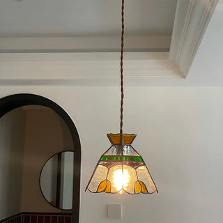 Celako™ Vitraux Pendant Light | Colored Glass Bedroom Lighting