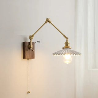 Celako™ Celia Wall Light | Ceramic Bedside Lighting