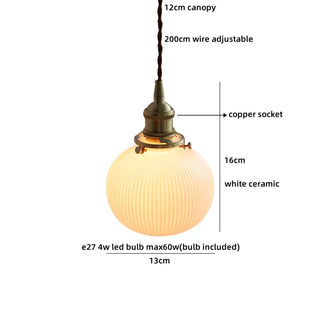 Celako™ Vitrana Pendant Light | Clear Glass Vintage