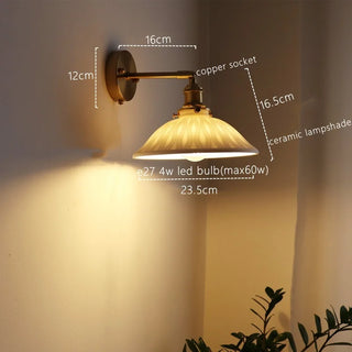 Celako™ Obvara Wall Light | Copper Bedroom Lighting