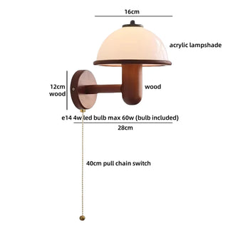 Celako™ Ambrosia Wall Light | Glass Bedside Lighting