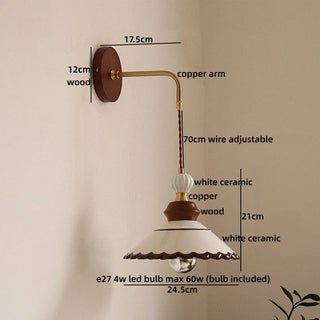 Celako™ Cerano Wall Light | Copper Vintage Style