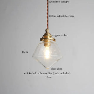 Celako™ Effervia Pendant Light | Glass Kitchen Island Lighting