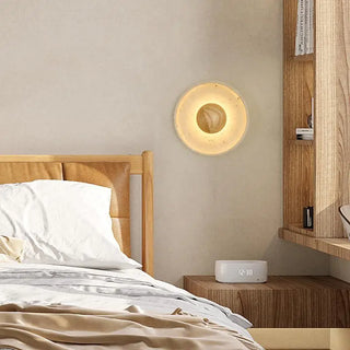 Celako™ Solava Wall Light | Travertine Bedroom Lighting
