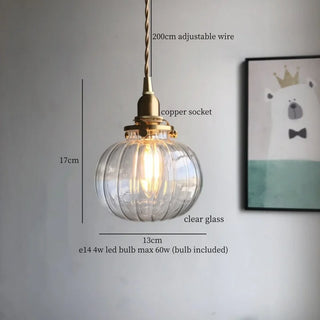 Celako™ Aurisel Pendant Light | Glass Bedroom Lighting
