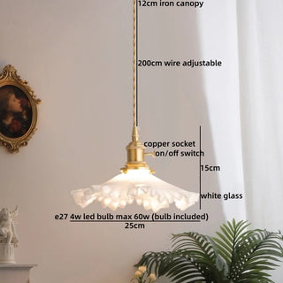 Celako™ Diaphia Pendant Light | Glass Stone Dining Room Lighting