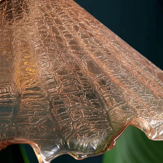 Celako™ Fissura Pendant Light | Amber Cracked Glass Kitchen Island Lighting