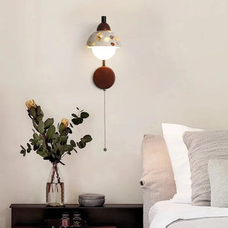 Celako™ Vetaro Wall Light | Glass Terrazzo Bedroom Lighting