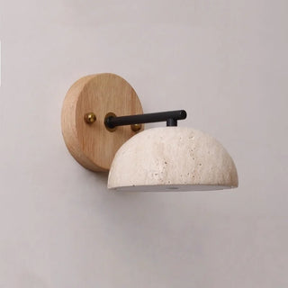 Celako™ Aurivis Wall Light | Yellow Travertine Bathroom Mirror Light