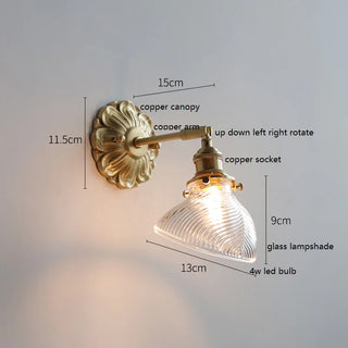 Celako™ Vesani Wall Light | Copper Bedroom Lighting