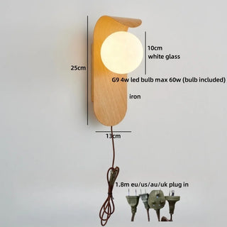 Celako™ Glintar Wall Light | Glass Bedroom Lighting