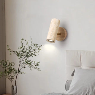 Celako™ Vertrino Wall Light | Yellow Travertine Wabi Sabi