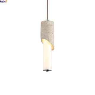 Celako™ Tufina Pendant Light | Yellow Travertine Wabi Sabi Kitchen Island Lighting
