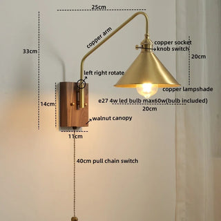 Celako™ Cuprya Wall Light | Copper Living Room Lighting