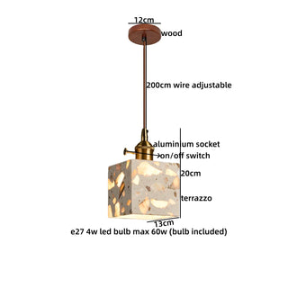 Celako™ Shibumi Pendant Light | Terrazzo Dining Room Lighting