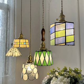 Celako™ Luminia Pendant Light | Glass Dining Room Lighting