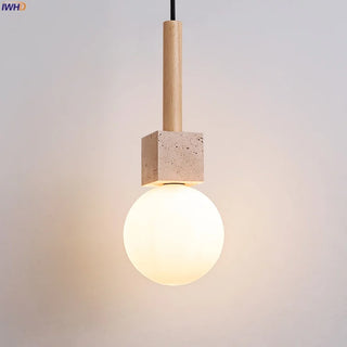 Celako™ Travolo Pendant Light | Yellow Travertine