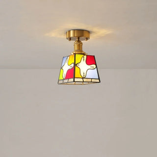 Celako™ Aviore Ceiling Light | Colored Glass Living Room Lighting
