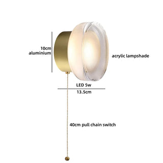Celako™ Ardine Wall Light | Aluminum Bedside Lighting
