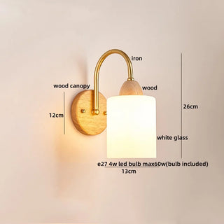 Celako™ Opaleon Wall Light | Glass Living Room Lighting