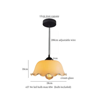 Celako™ Auricone Pendant Light | Glass Vintage Bedroom Lighting