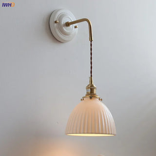 Celako™ Ceralux Wall Light | Ceramic Bedroom Lighting