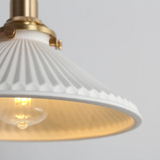 Celako™ Alvarene Pendant Light | White Ceramic Dining Room Lighting