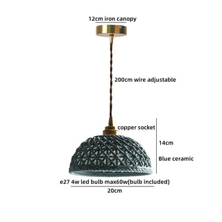 Celako™ Hakuro Pendant Light | Ceramic Dining Room Lighting