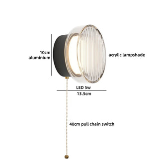 Celako™ Ardine Wall Light | Aluminum Bedside Lighting